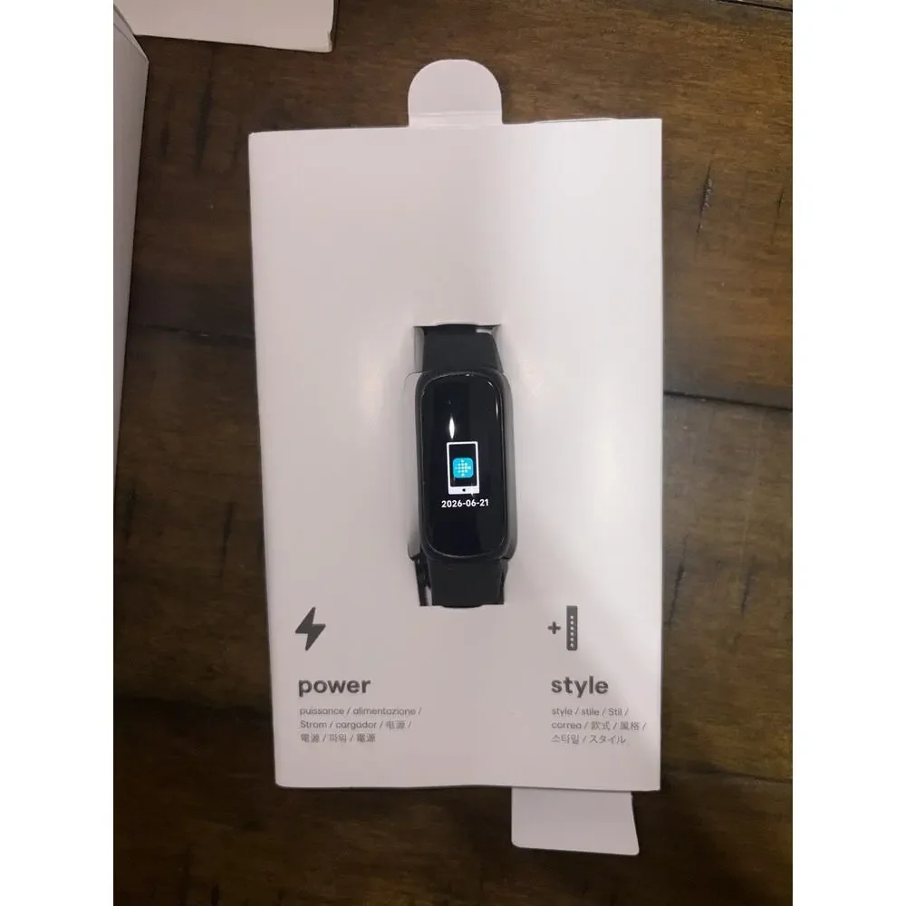 Fitbit Inspire 3 Health + Fitness Tracker Black Case & Midnight Zen Band